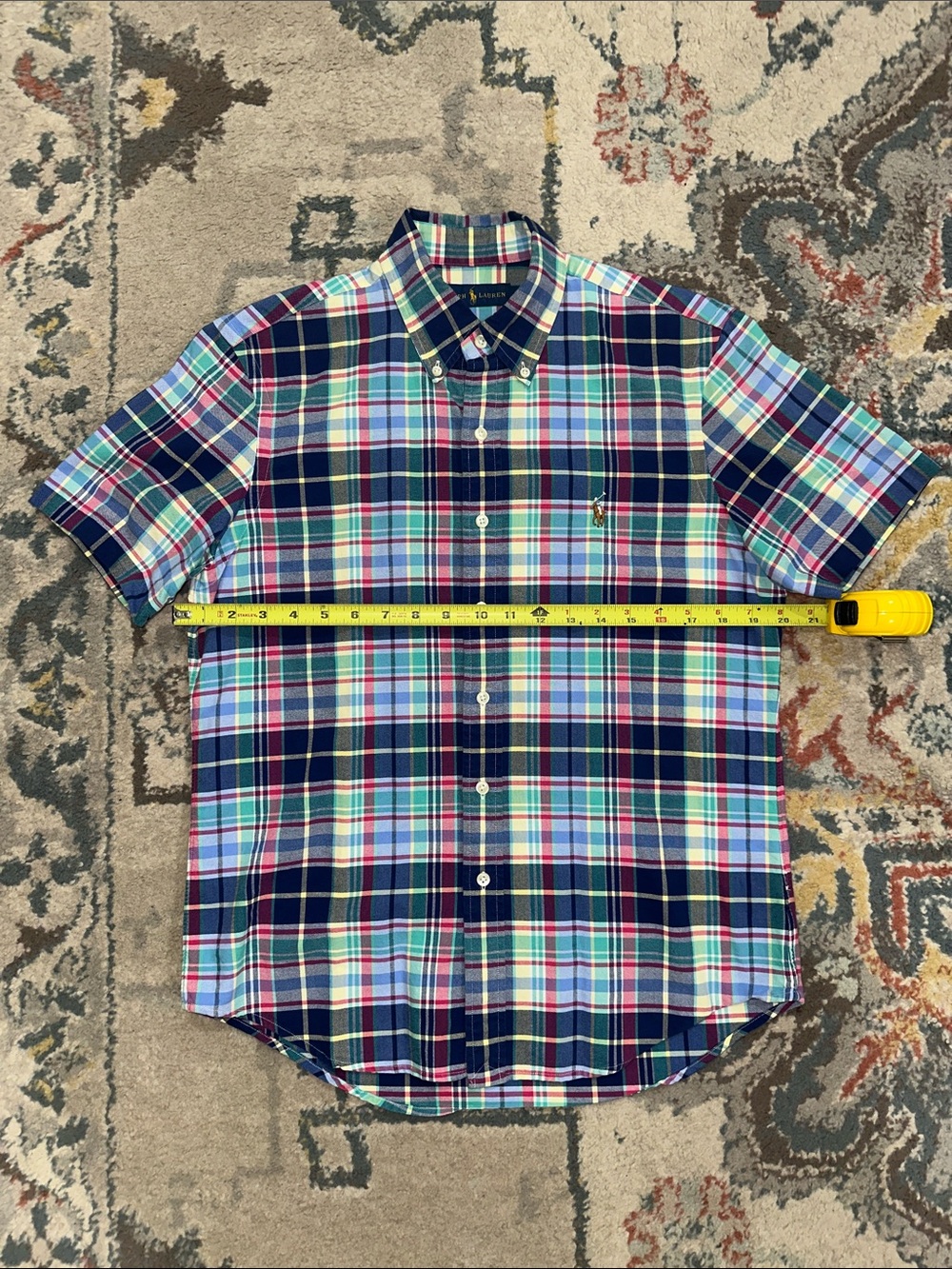 Men’s Polo Ralph Lauren Plaid Short-Sleeve Button-Down Shirt